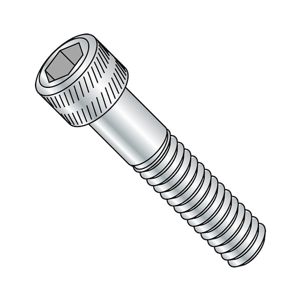 Newport Fasteners M16-2.00 Socket Head Cap Screw, Socket, Zinc Plated Alloy Steel, 75 mm Length, 25 PK 253324-25 - main